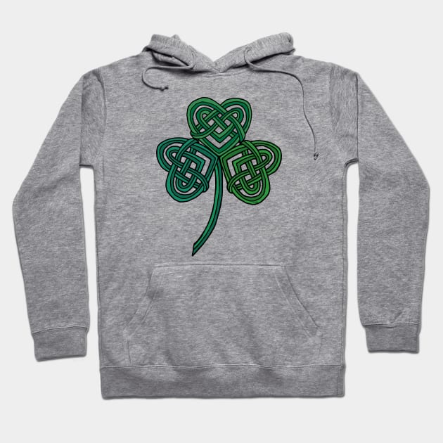 Celtic Shamrock Hoodie by IrishViking2